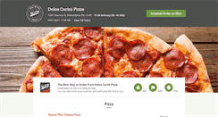 Desktop Screenshot of dolcecarinipizza.com